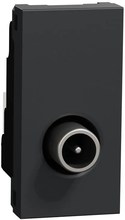 SE Розетка TV тип коаксиал 1.5dB 1 мод. цвят Антрацит Unica  - NU346154