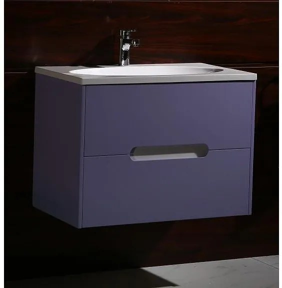 Конзолен PVC шкаф ICP 8246P "ЦВЕТИ" с умивалник, 80x57x48см