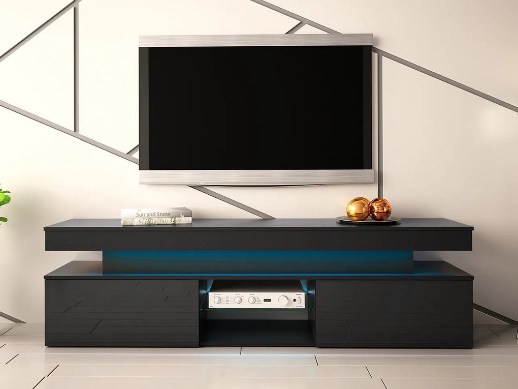 TV шкаф Glossa 2D 190 със LED-Mauro gualistero