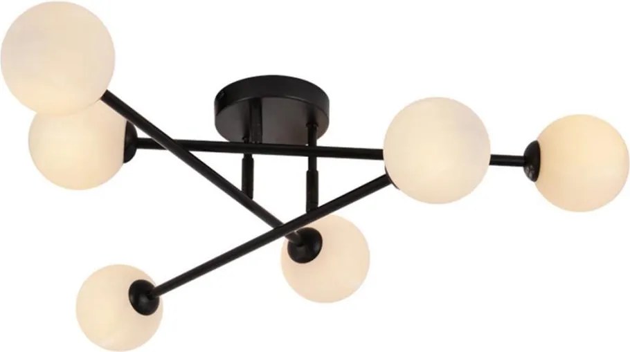 Повърхностно монтиран полилей DORADO 6xG9/28W/230V черен