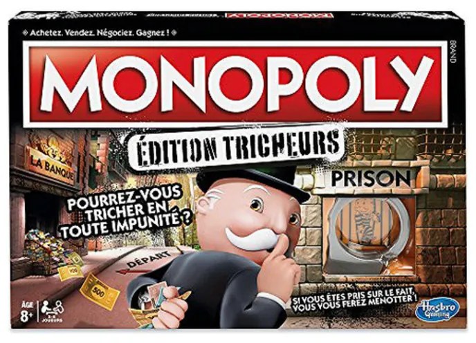 Настолна игра Tricheurs Monopoly Edition 2018 (FR)
