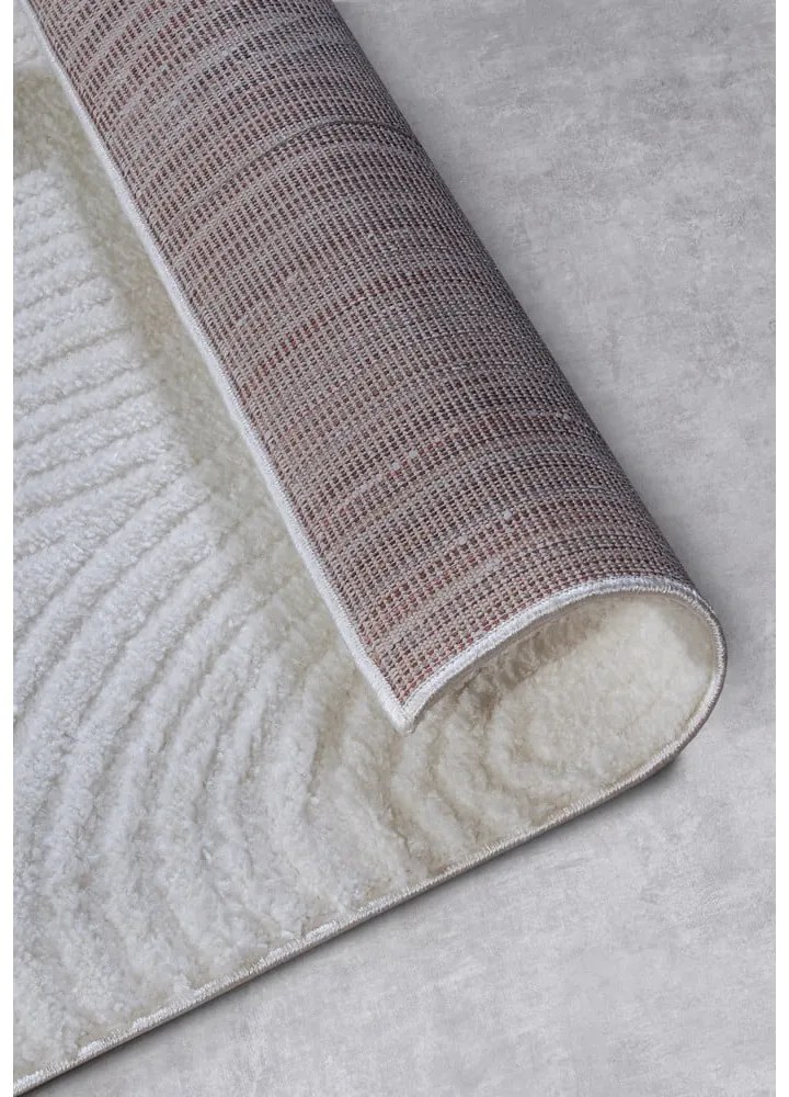 Кремава пътека 80x240 cm Chappe Cream White – Elle Decoration