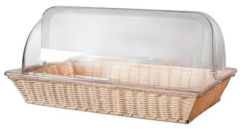 Комплект PVC панер с метален корпус и пластмасов ролтоп капак 53x31.5xH9см GCC-(671003A-RE) - Horecano