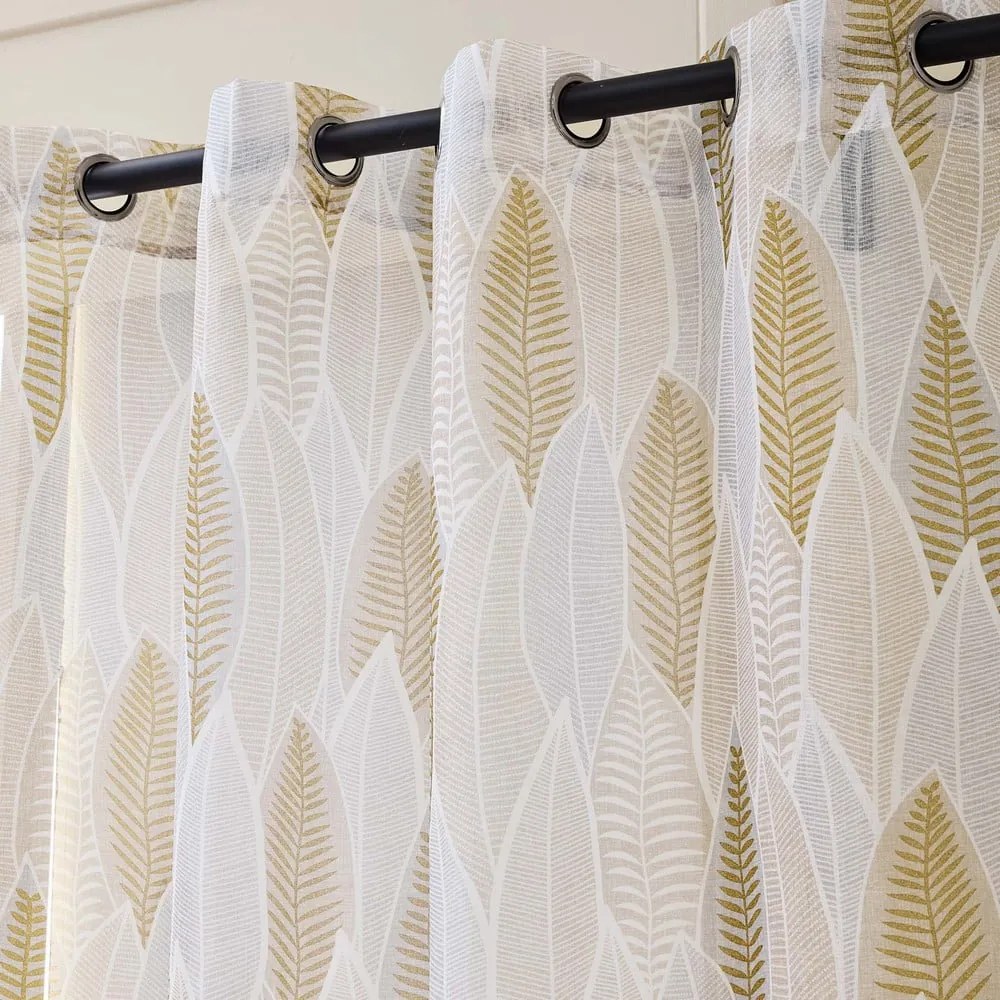 Бежова завеса от воал 140x280 cm Kim – douceur d'intérieur