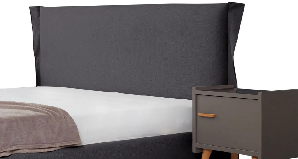 Тапицирано легло Paris-Anthraki-90 x 200-Ξύλα Ελάτου