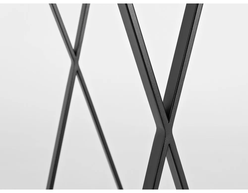 Черна метална закачалка Rosett - CustomForm