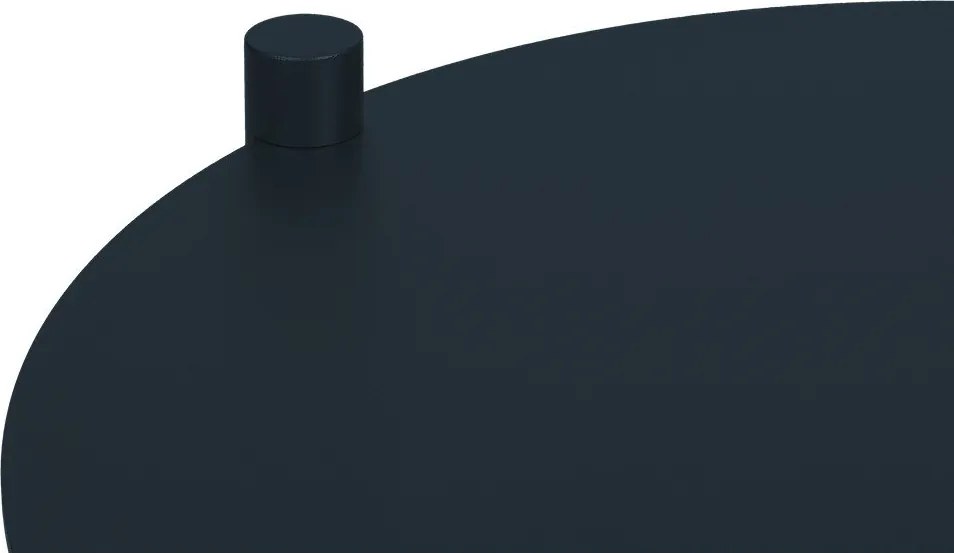 Стоманена кръгла странична масичка 41x40 cm Ande – noo.ma