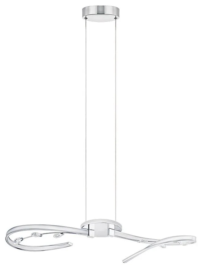 Eglo 97488 - LED Кристален полилей на кабел VALLEMARE 1 2xLED/8W/230V