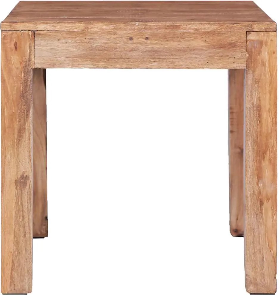 283920 vidaXL Маса за кафе, 53x50x50 см, махагоново дърво масив