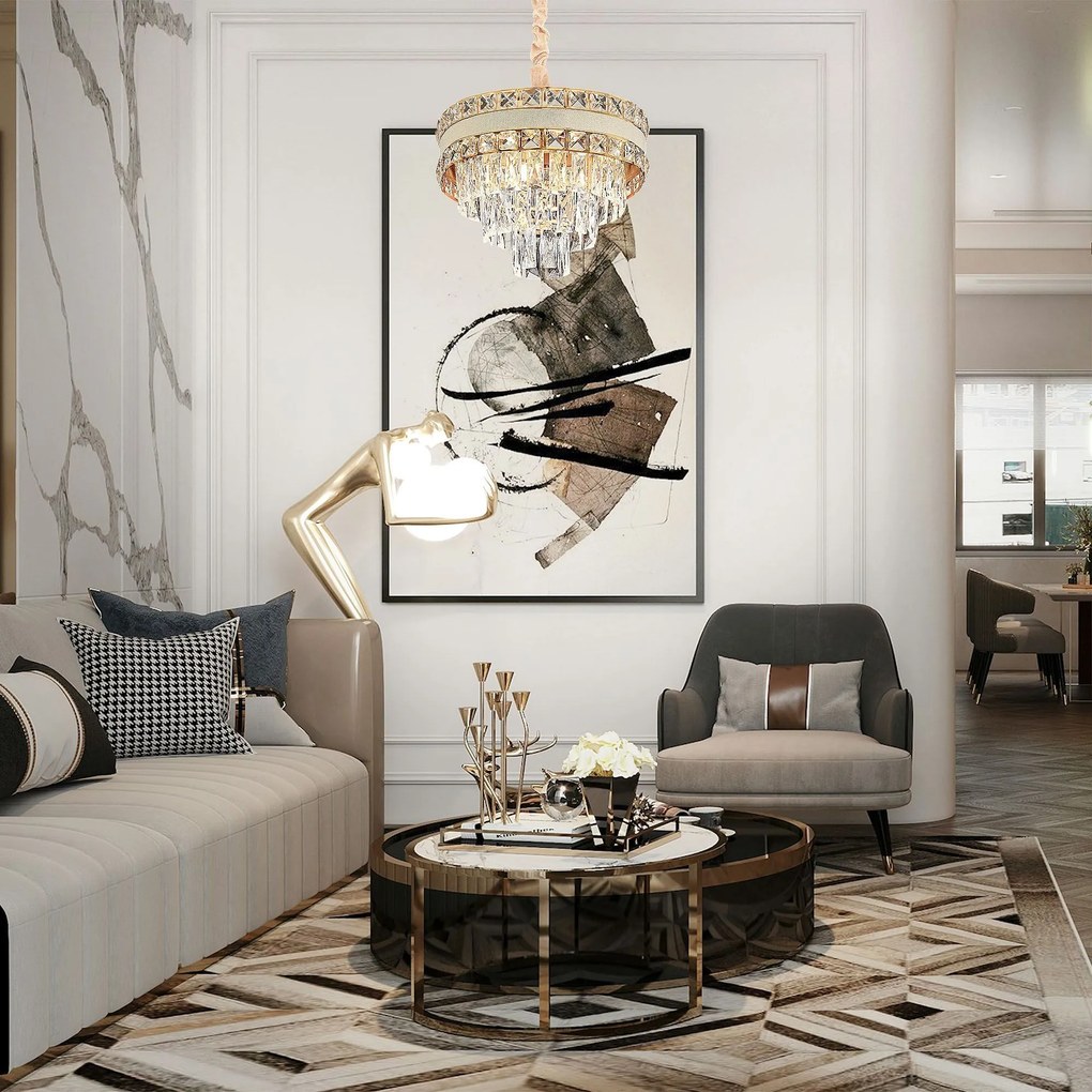 Пендел Cristal G047-CP 40CM GOLD