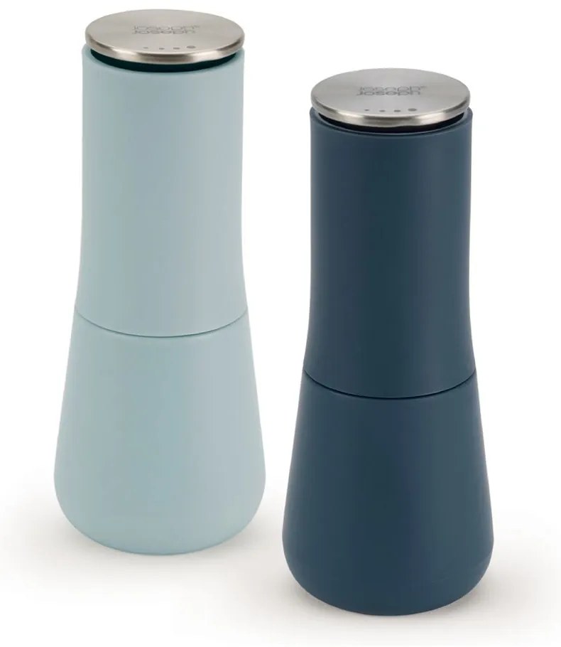 Комплект от 2 сини мелнички за сол и пипер Milltop Sky - Joseph Joseph