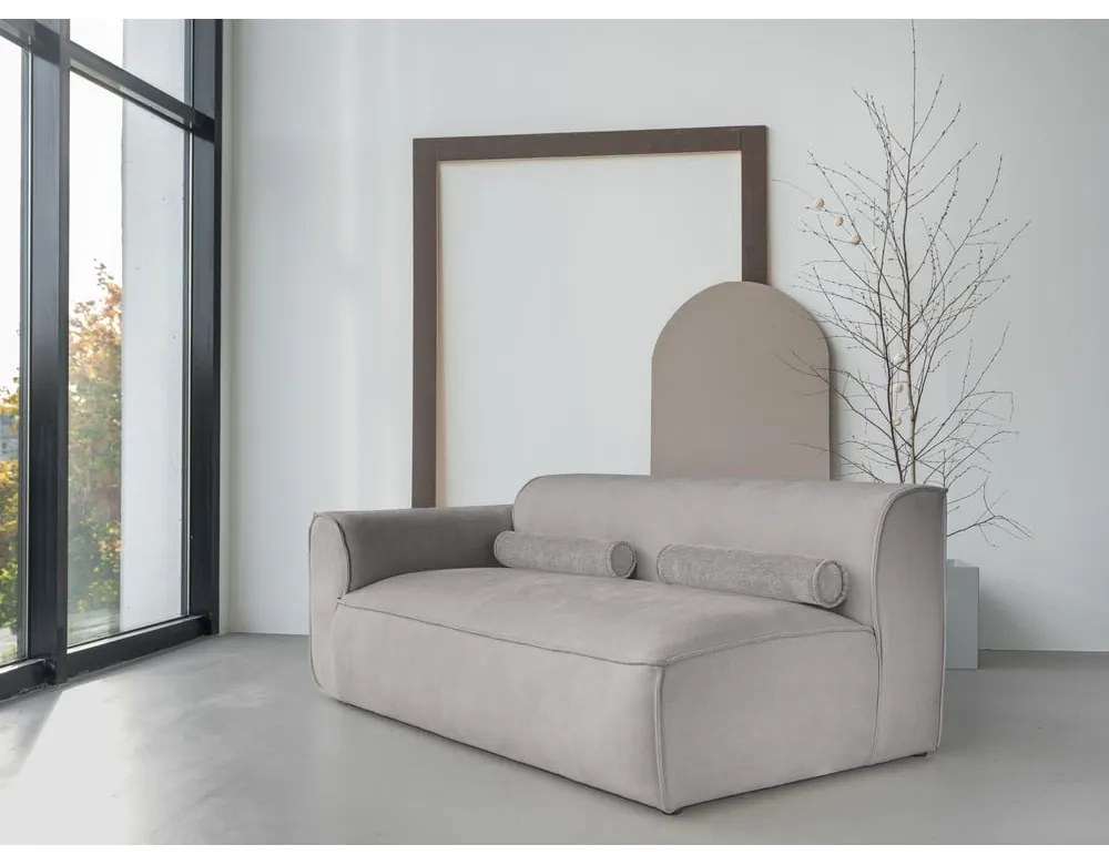 Светлосив модулен диван (ляв ъгъл) Flex Felix – Miuform