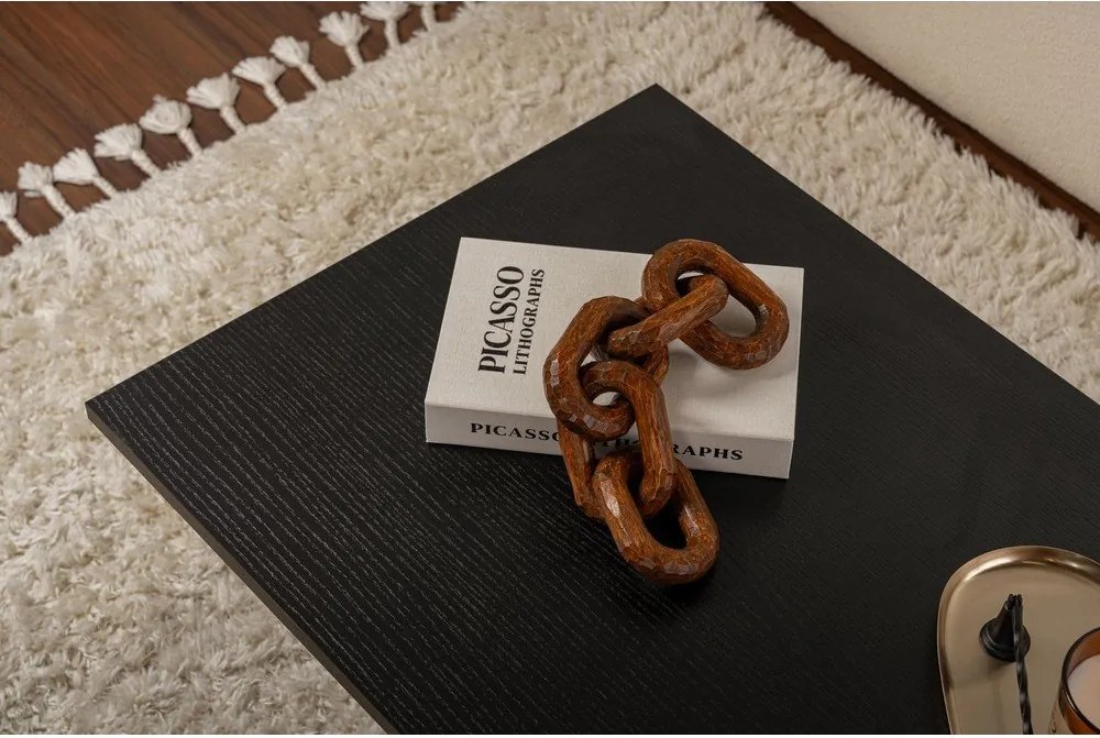 Черна матова масичка за кафе 60x119 cm Sabin – Kalune Design