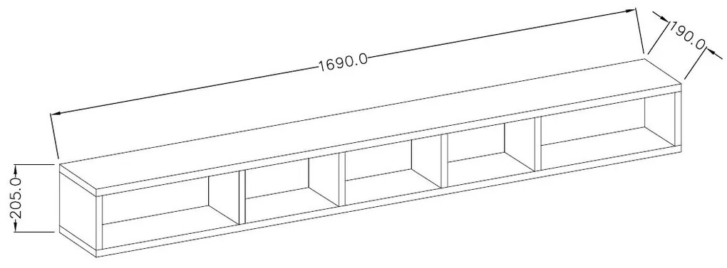 Висящ рафт Toldo-Leuko