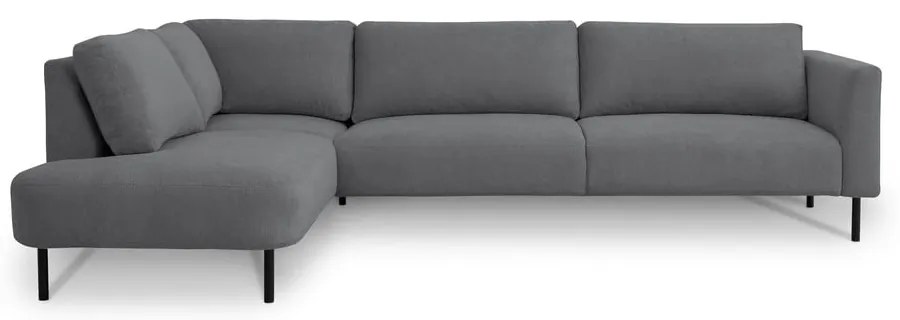 Тъмносив ъглов диван (ляв ъгъл) Hero – Scandic