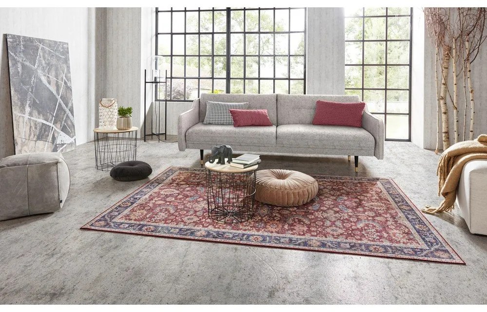 Виненочервен килим , 80 x 150 cm Vivana - Nouristan