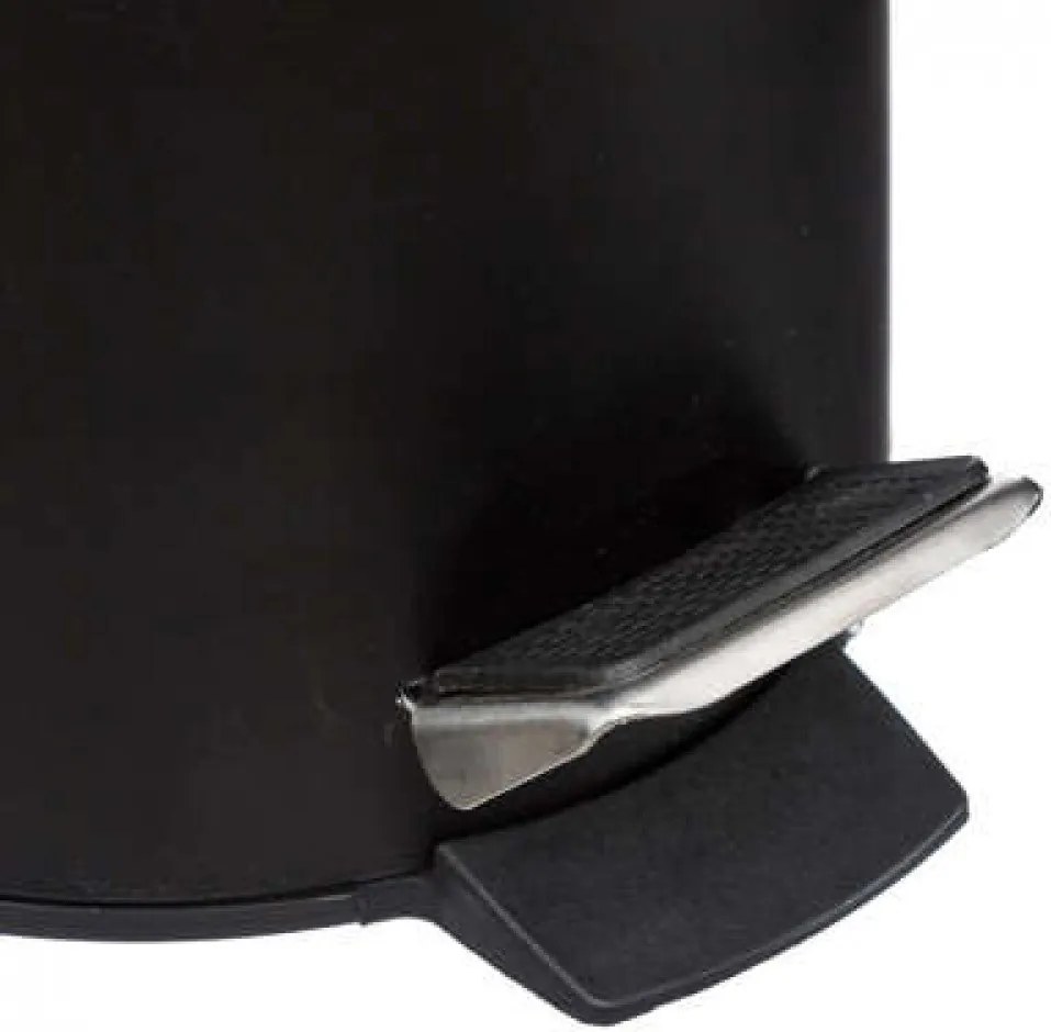 Кош за отпадъци 5Five, 3L, Черен , бамбук