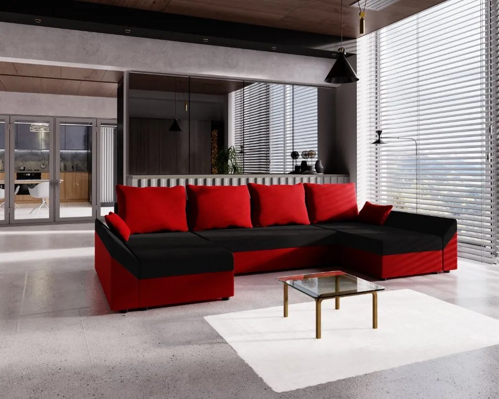 Ъглов диван Eibar max-Mauro-kokkino