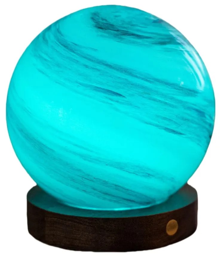 Кафява/в тъмно естествен цвят светлинна декорация с USB ø 8 cm Polar Cloud – Gingko