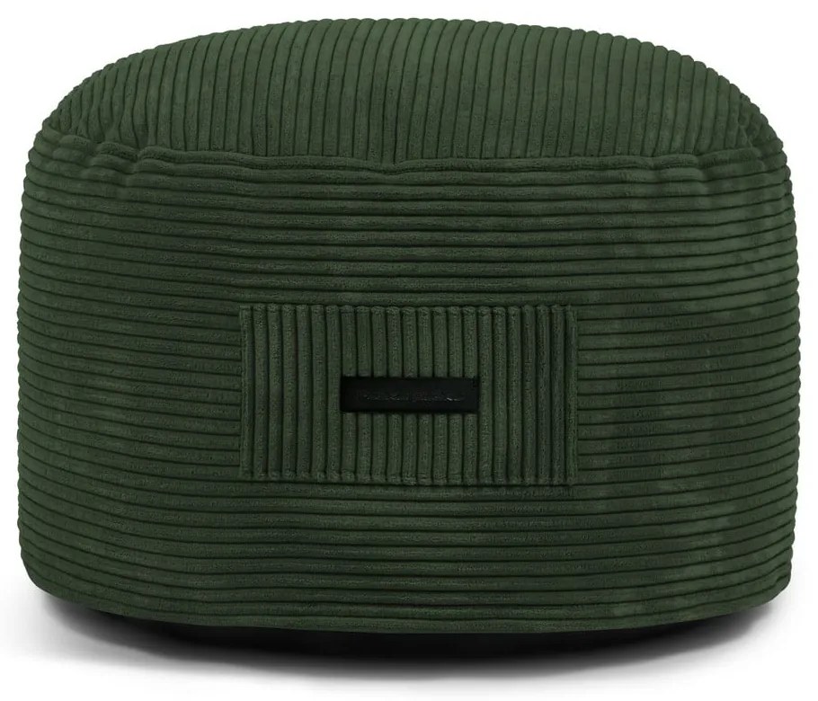 Зелена табуретка от рипсено кадифе Om 60 – SLOWDOWN