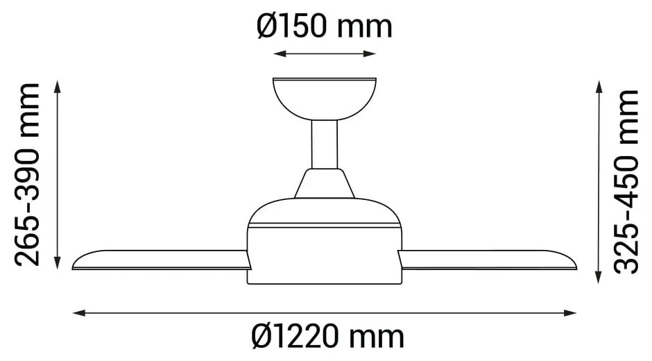 Черно LED осветително тяло за таван ø 15 cm Zarautz – SULION