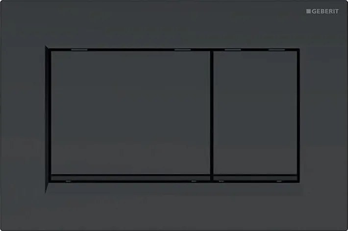 Geberit 115.883.16.1 - Спускателен бутон Sigma30 24,6x16,4 cm матово черно
