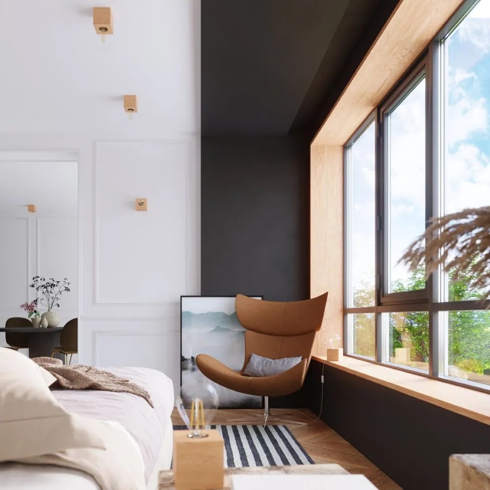 Осветително тяло за таван естествено 10x10 cm Gabi – Sollux