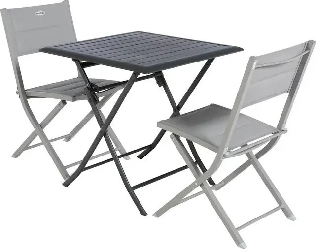 Градинска квадратна маса Hesperide Azua, Графит