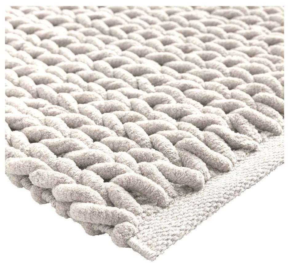 Кремав килим за баня 50x80 cm Ariel – douceur d'intérieur