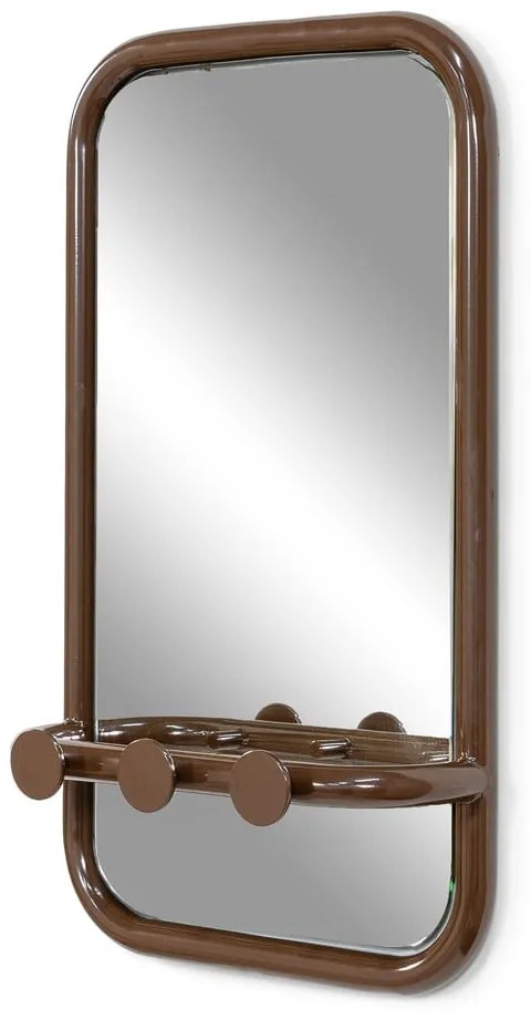 Тъмнокафяв метален панел за окачване 35x60x11 cm Retro – Spinder Design