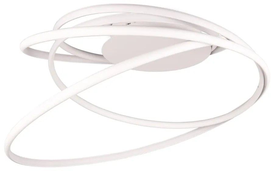 Бяла LED светлина за таван с метален абажур Nala - Trio Select