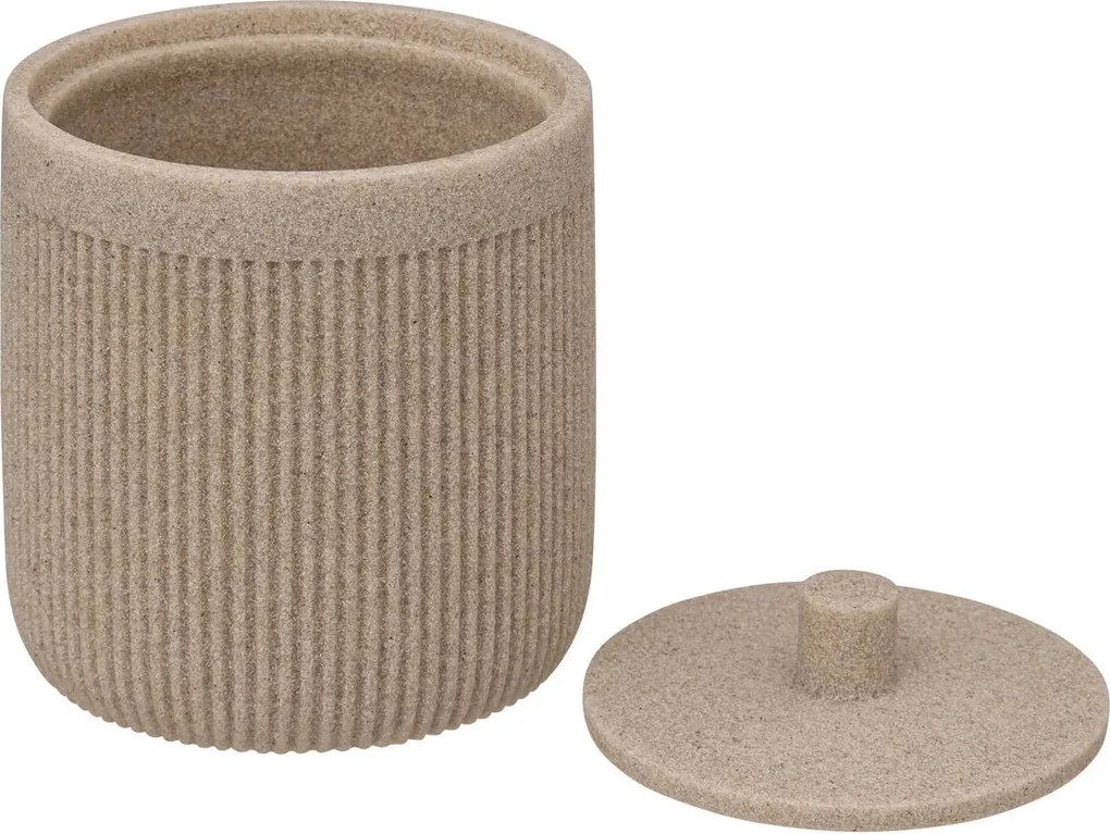 Контейнер за памук 5five Onyx, Шисти - Бежов