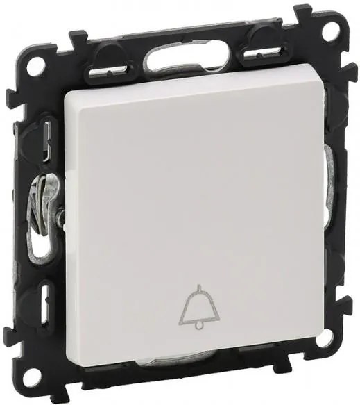 Legrand Бутон NO/NC със символ звънец цвят бял Valena Life  - 752115