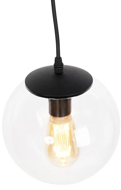 Модерен висящ аплик прозрачен 20 см - Pallon