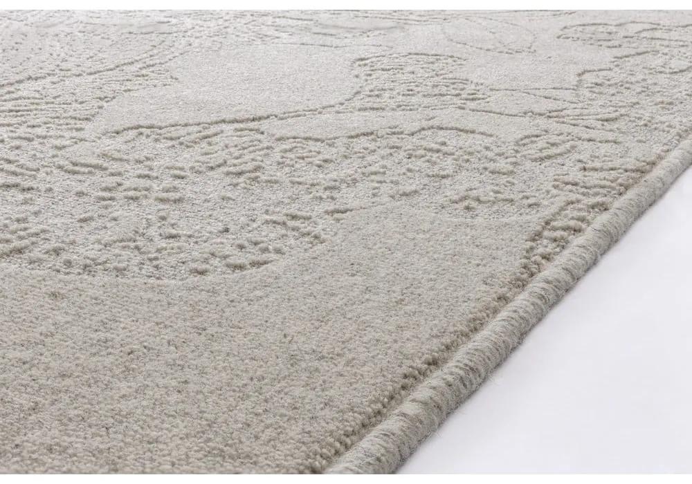 Светлосив вълнен килим 200x300 cm Arol - Agnella