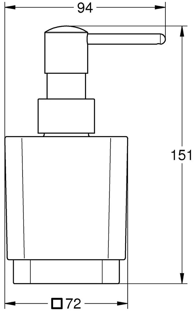 Дозатор Grohe Selection Cube