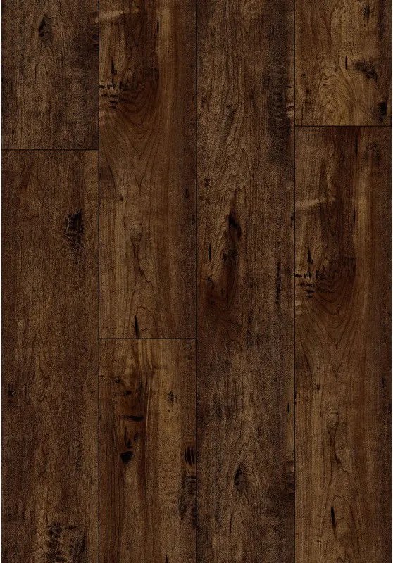 Mexen Boston винилови панели 1240 x 182 mm SPC 6,5 mm, подложка IXPE 1,5 mm, 4 V-Фуга, Череша