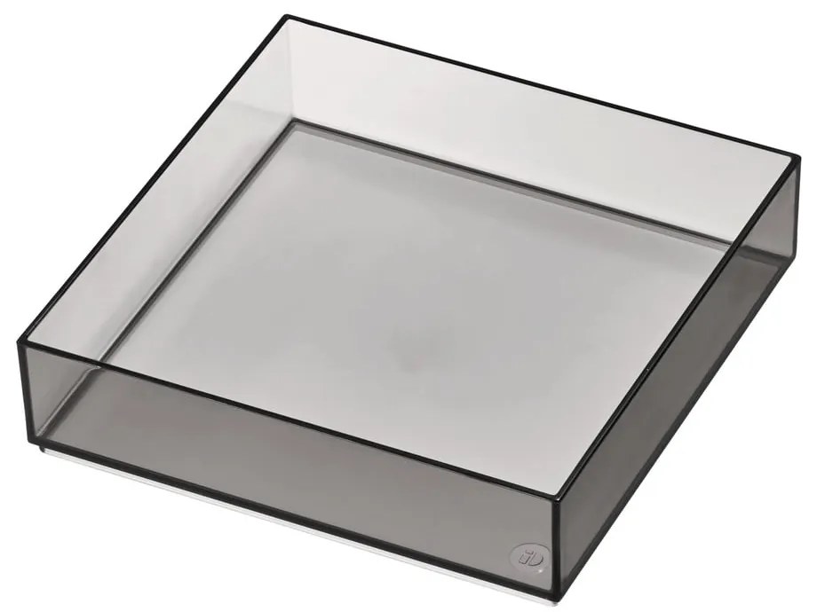 Матово черен органайзер за козметика за баня от рециклирана пластмаса - iDesign