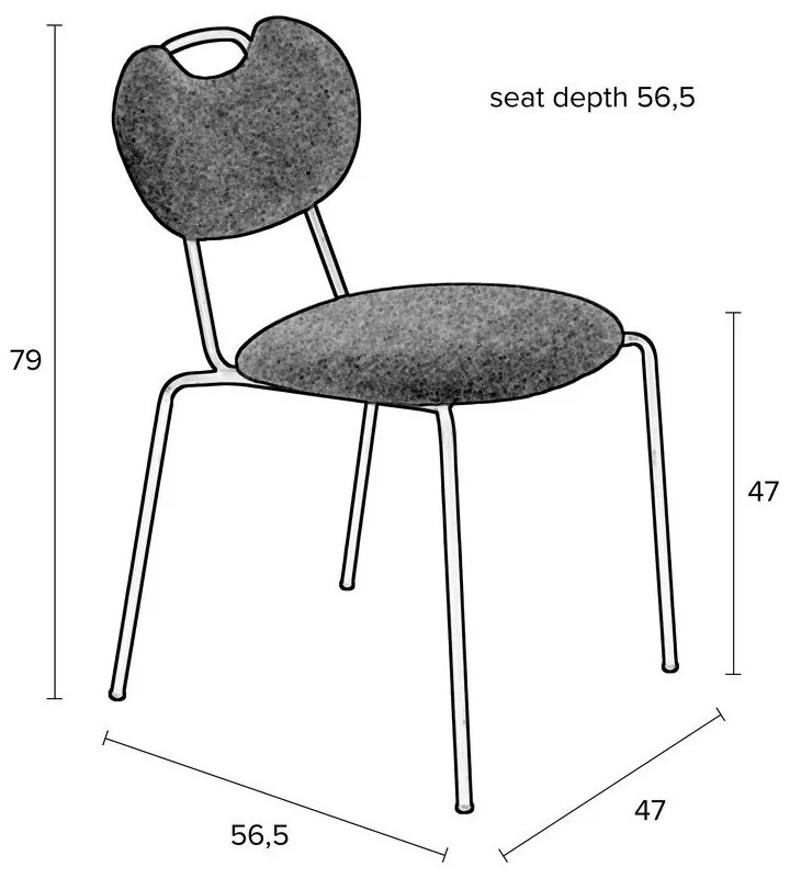 Светлозелени трапезни столове в комплект от 2 броя Aspen - White Label
