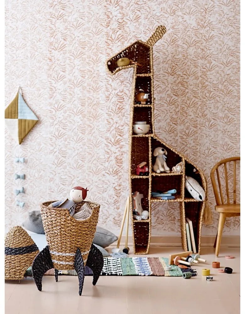 Детска ратанова етажерка 46x148 cm Kalu - Bloomingville Mini