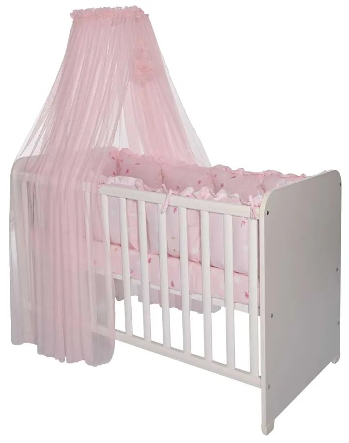 LORELLI Classic Балдахин от тюл 480/160 см. COLOR POM POM РОЗОВ