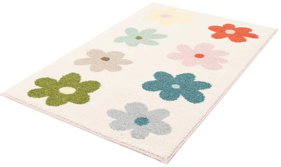 Детски килим в цвят слонова кост 120x170 cm Dazzy Cream – FD