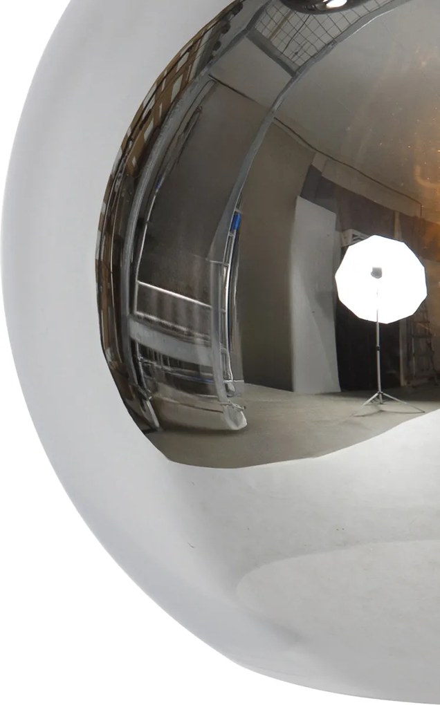 Смарт висяща лампа черна с димно стъкло, включва 3 Wifi A60 - Wallace