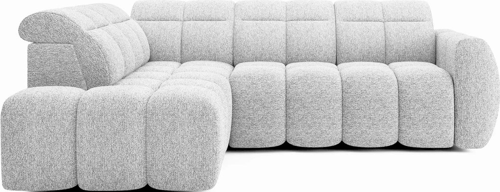 Ъглов диван Chicago-Бял-Ляв