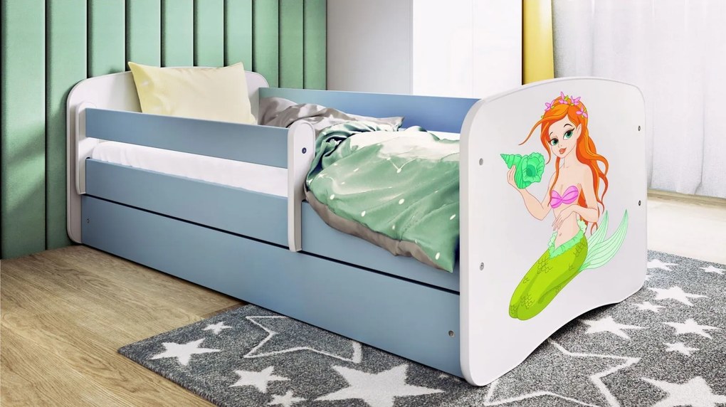 Детско легло Babydreams Cartoon-Mple-140 x 70-Mermaid