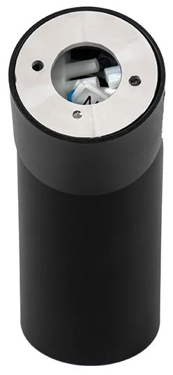 Модерен повърхностно монтиран прожектор черен GU10 50mm - Falo