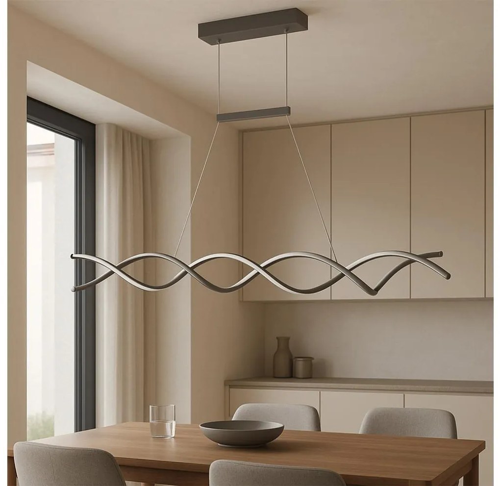 ONLI - LED Пендел DNA LED/24W/230V 4000K сребрист