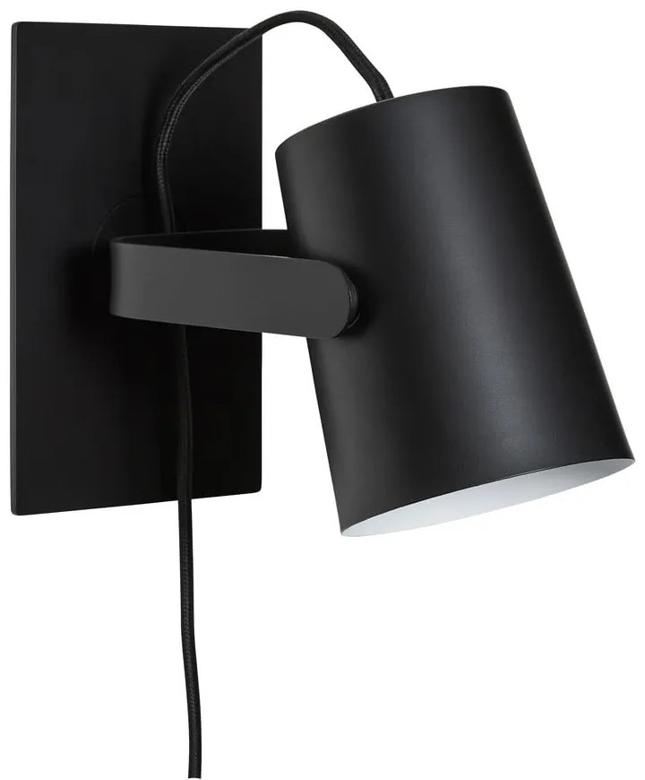 Черна стенна лампа Ardent – Hübsch