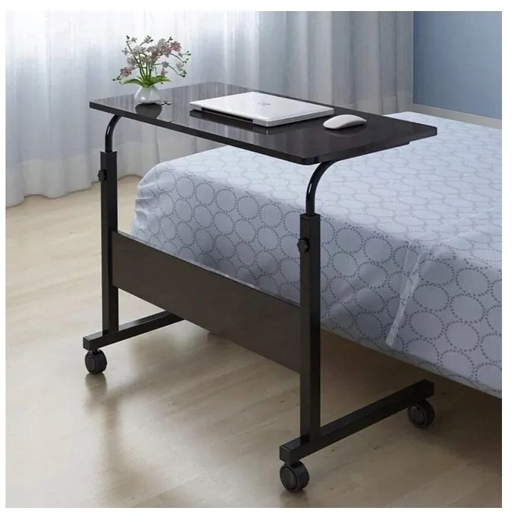 Мобилна масичка за лаптоп, таблет или книга 80 x 40 cm Черен