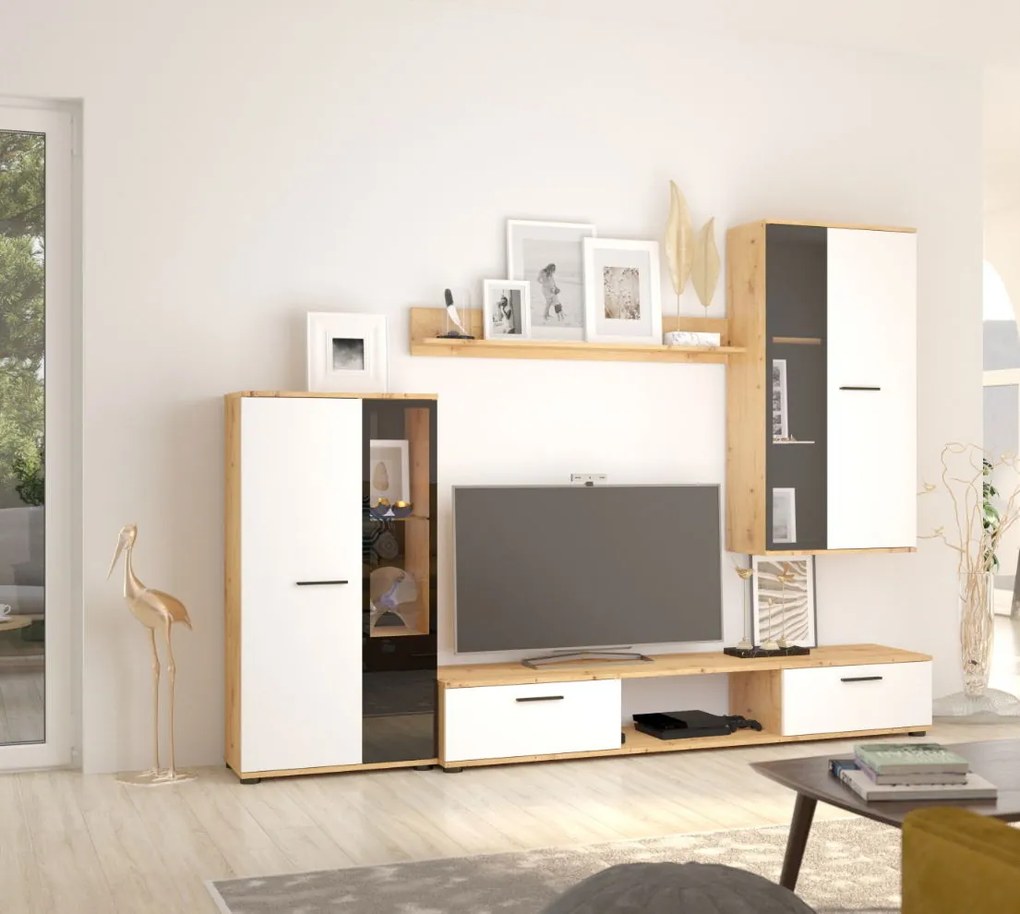 Холна секция Arlington-Пурпурно отворено-Бяло